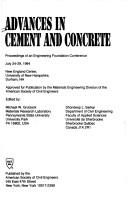 Cover of: Advances in cement and concrete: proceedings of an Engineering Foundation conference, July 24-29, 1994, New England Center, University of New Hampshire, Durham, NH