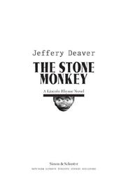 Cover of: The Stone Monkey | Jeffery Deaver