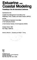 Cover of: Estuarine and coastal modeling by sponsored by the Coastal Zone Management Committee of the Waterways, Ports, Coastal, and Ocean Division (WPOC) and the Computational Hydraulics Committee of the Hydraulics Division of the American Society of Civil Engineers (ASCE) ; edited by Malcolm L. Spaulding and Ralph T. Cheng.