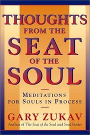 Cover of: Thoughts From the Seat of the Soul by Gary Zukav