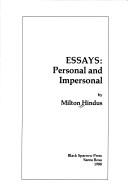 Cover of: Essays: Personal and Impersonal