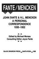 Cover of: John Fante & H.L. Mencken: A Personal Correspondence, 1930-1952