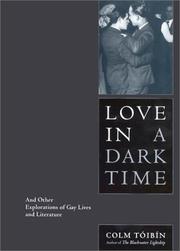 Cover of: Love in a dark time by Colm Tóibín