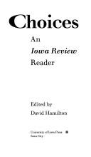 Cover of: Hard choices: an Iowa review reader