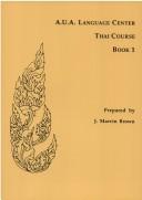Cover of: A.U.A. Language Center Thai Course, Book 1 by J. Marvin Brown