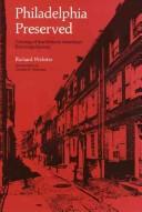 Cover of: Philadelphia Preserved | Richard J. Webster