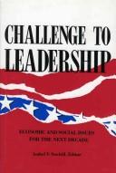 Cover of: Challenge to leadership by Isabel V. Sawhill, editor.