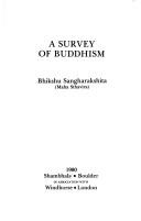 Cover of: A survey of Buddhism