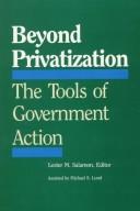 Cover of: Beyond Privatization: The Tools of Government Action