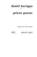 Cover of: Prison poems.