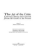 Cover of: The Art of the critic | 