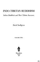 Indo-Tibetan Buddhism by David L. Snellgrove