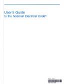 Cover of: User's Guide to the National Electrical Code