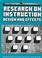 Cover of: Research on instruction