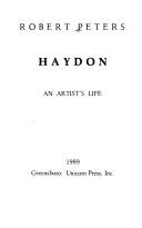 Cover of: Haydon: an artist's life