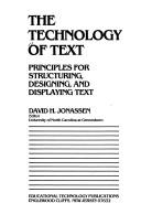 Technology of Text by David H. Jonassen