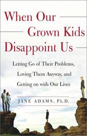Cover of: When Our Grown Kids Disappoint Us  by Jane Adams