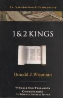 Cover of: 1 and 2 Kings by D. J. Wiseman