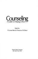 Cover of: Counseling: a guide to helping others