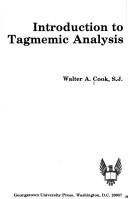 Cover of: Introduction to Tagmemic Analysis