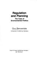 Cover of: Regulation and planning by Guy Benveniste