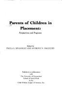 Cover of: Parents of Children in Placement: Perspectives and Programs