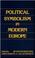 Cover of: Political symbolism in modern Europe