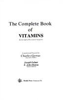Cover of: The Complete book of vitamins