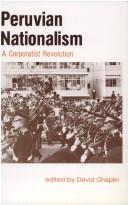 Cover of: Peruvian nationalism: a corporatist revolution