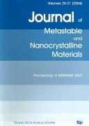 Cover of: Metastable, Mechanically Alloyed And Nanocrystalline Materials by International Symposium on Metastable, Mechanically Alloyed and Nanocrystalline Materials (10th 2003 Foz do Iguaçu, Brazil)