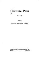 Cover of: Chronic pain by edited by Thomas W. Miller.