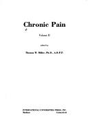 Cover of: Chronic Pain, Volume 2 by Thomas W. Miller