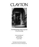 Cover of: Clayton, the Pittsburgh home of Henry Clay Frick by Kahren Jones Hellerstedt ... [et al.].