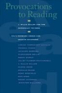 Cover of: Provocations to reading: discourses for a democracy to come