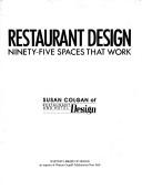 Cover of: Restaurant design | 