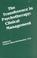 Cover of: The Transference in psychotherapy