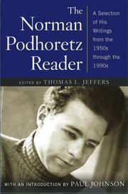Cover of: The Norman Podhoretz reader by Norman Podhoretz