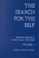 Cover of: The search for the self by Heinz Kohut
