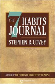 Cover of: The 7 Habits Journal by Stephen R. Covey, Stephen R. Covey