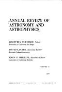 Cover of: Annual Review of Astronomy and Astr Volume 15