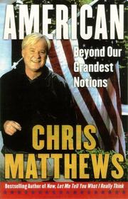 Cover of: American  by Chris Matthews