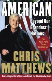 Cover of: American by Chris Matthews