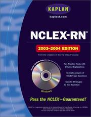 Cover of: NCLEX-RN 2003-2004 with CD-ROM | Kaplan Publishing