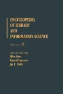 Cover of: Encyclopedia of Library and Information Science: Volume 13 - Inventories of Books to Korea by Allen Kent, Harold Lancour, Jay E. Daily