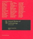 Cover of: Annual Review of Anthropology 2005 (Annual Review of Anthropology) by 