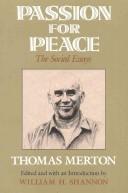 Cover of: Passion For Peace by Thomas Merton