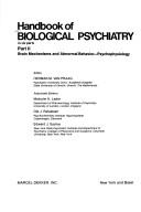 Cover of: Brain mechanisms and abnormal behavior--psychophysiology by edited by Herman M. van Praag ; associate editors, Malcolm H. Lader, Ole J. Rafaelson, Edward J. Sachar.