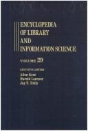 Cover of: Encyclopedia of Library and Information Science: Volume 29 - Stanford University Libraries to System Analysis (Encyclopedia of Library & Information Science)