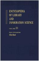 Cover of: Encyclopedia of Library and Information Science | Allen Kent