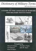 Cover of: Dictionary of military terms by compiled by Trevor N. Dupuy ... [et al.].